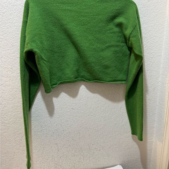 Reformation Idan Cropped Cashmere Crew Sweater - Picture 8 of 16